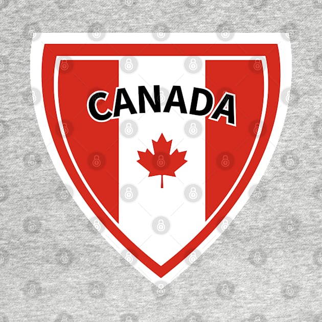 Canada Flag Shield by TrickyGraphics